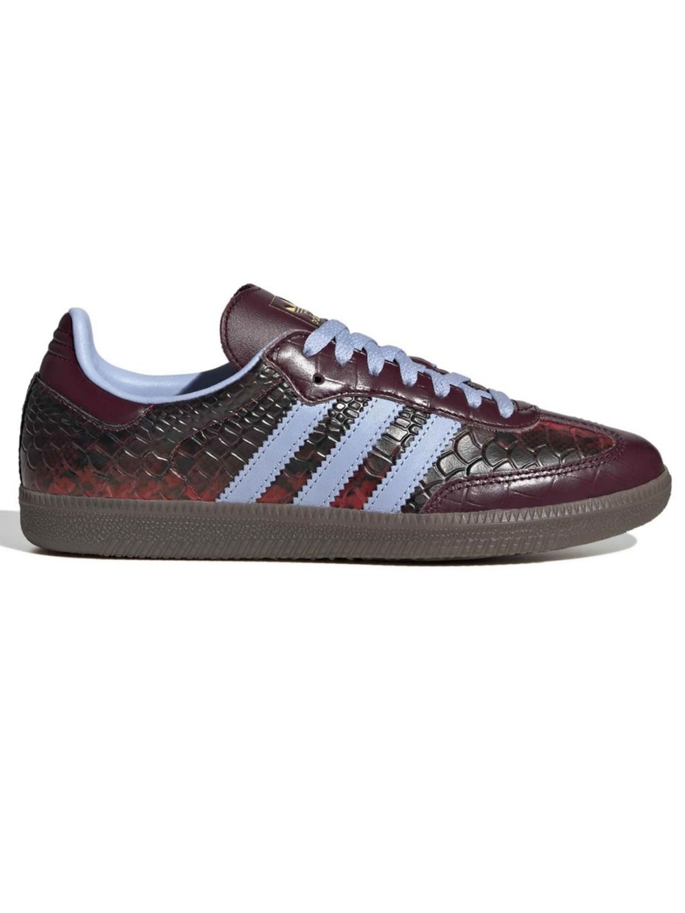 🩵🍷 ADIDAS SAMBA MAROON SNAKESKIN 🍷🩵
